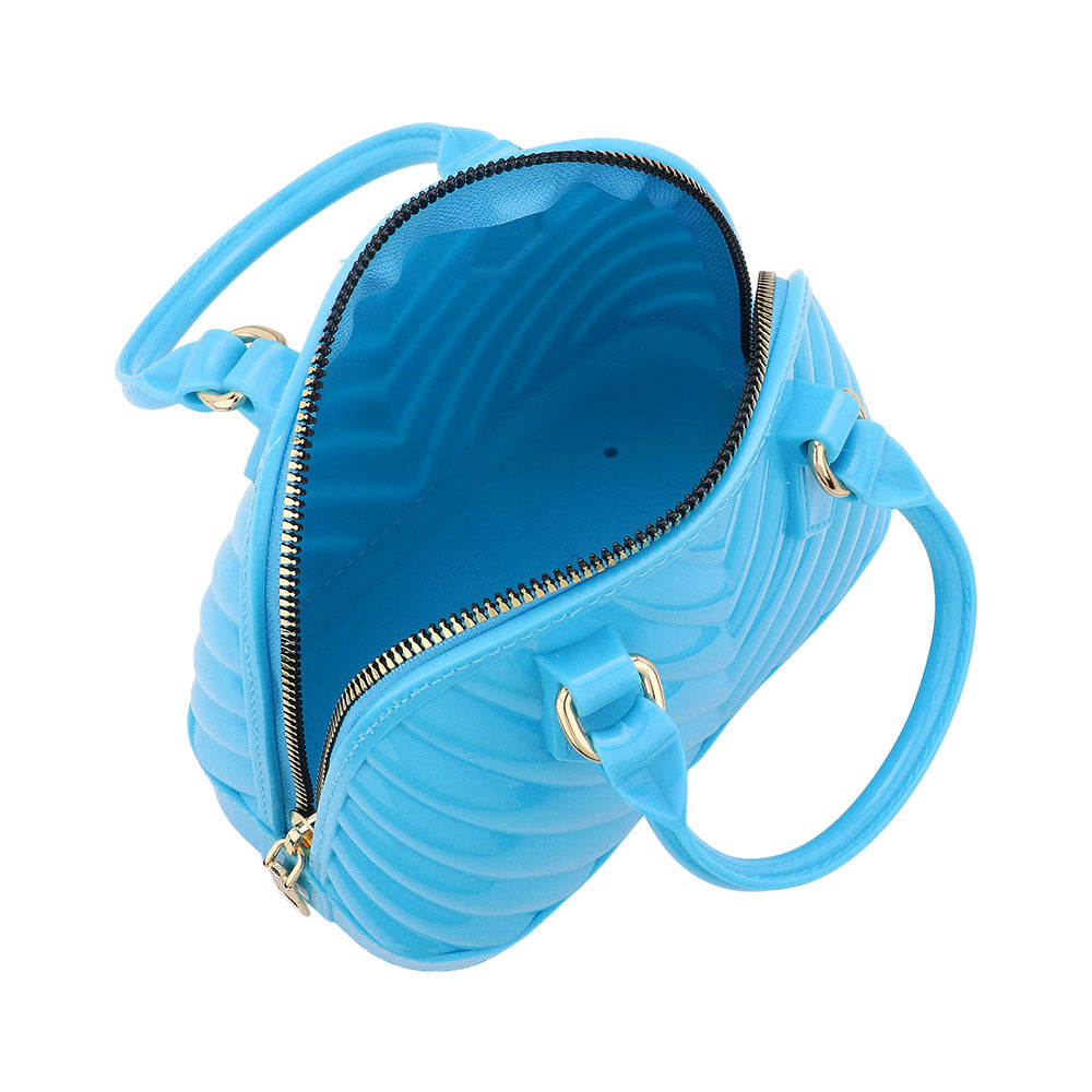 Madeline Love Blue Mini Jelly Tote Bag - Bags & Wallets - extra