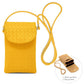 Madeline Love Mustard Faux Leather Mini Crossbody Bag - Bags & Wallets - desc