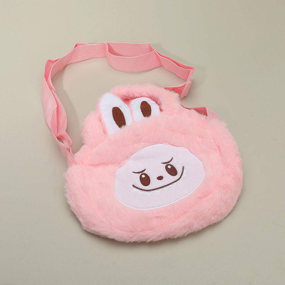Madeline Love Pink Kids Plush Monster Bunny Top Handle Mini Crossbody Bag - Bags & Wallets