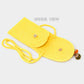 Madeline Love Blue Sunflower Patch Accented Mini Straw Crossbody Bag - Bags & Wallets - extra