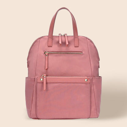 Madeline Love Pink Solid Trolley Sleeve Backpack Bag - Bags & Wallets