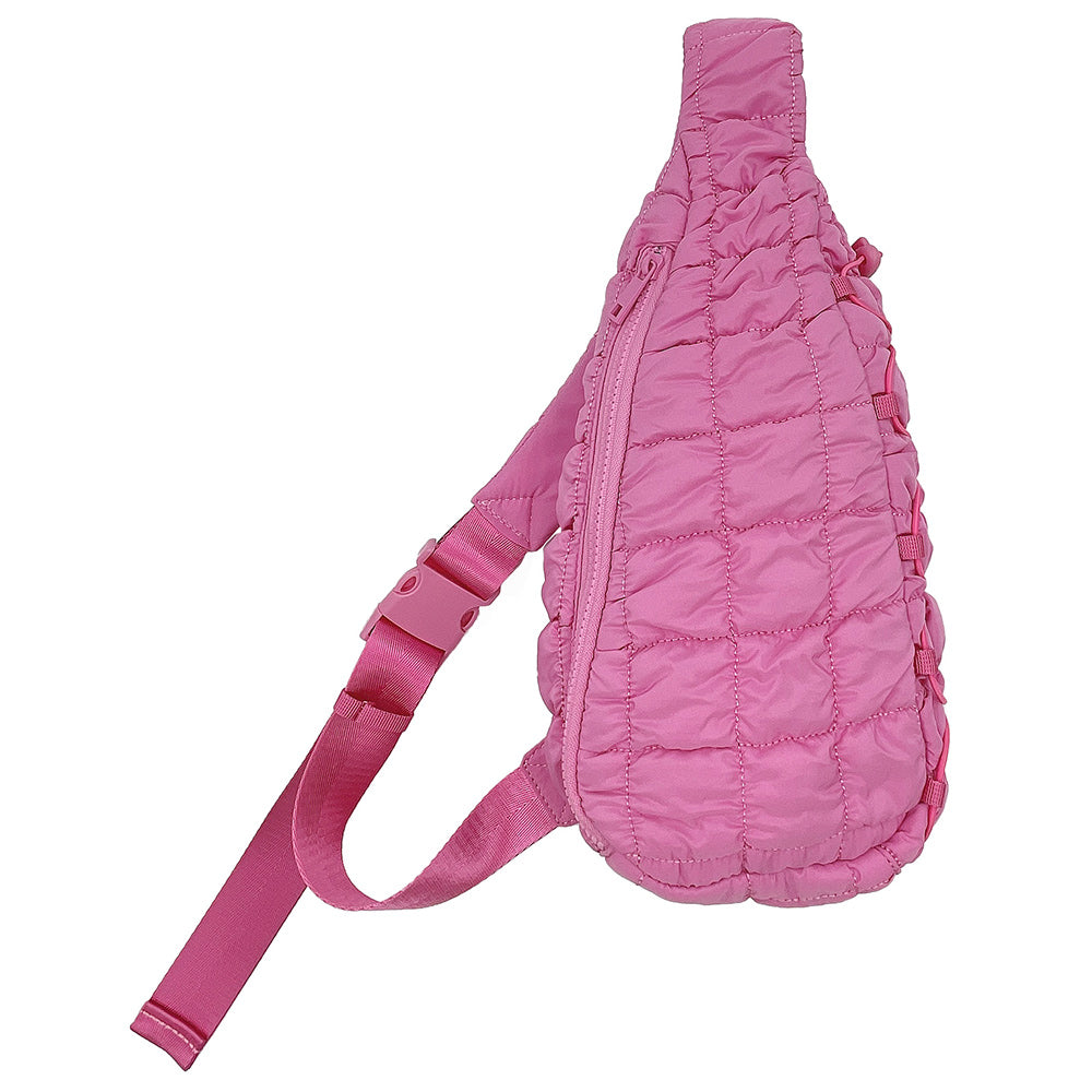 Madeline Love Pink Quilted Sling Bag - Bags & Wallets - extra