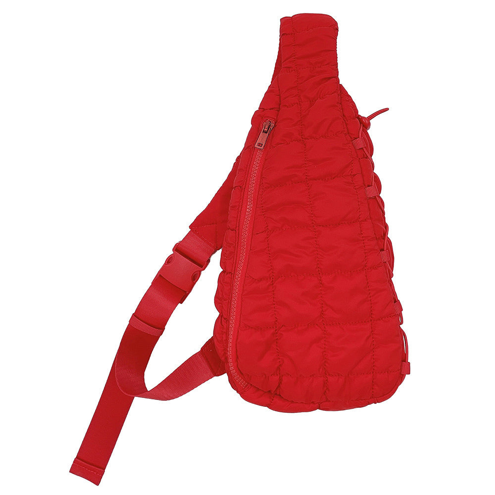Madeline Love Red Quilted Sling Bag - Bags & Wallets - extra