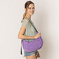 Madeline Love Lavender Crescent Crossbody Bag - Bags & Wallets - desc