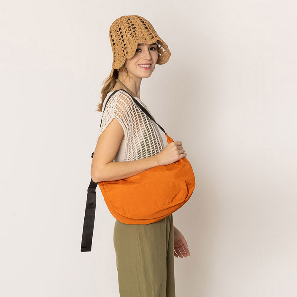 Madeline Love Orange Crescent Crossbody Bag - Bags & Wallets - extra