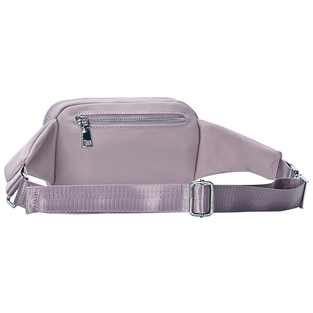 Madeline Love Lavender Solid Rectangle Sling Bag / Fanny Pack / Belt Bag - Bags & Wallets - desc