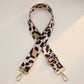 Madeline Love Light, Pink Solid Tumbler Carrier Holder Leopard Pattern Strap Crossbody Bag - Bags & Wallets - extra