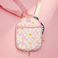 Madeline Love Pink Daisy Flower Pattern Neoprene  Pickleball Paddle Case Bag - Bags & Wallets - extra