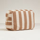 Striped Pattern Cosmetic Pouch Bag - Pouch Bag