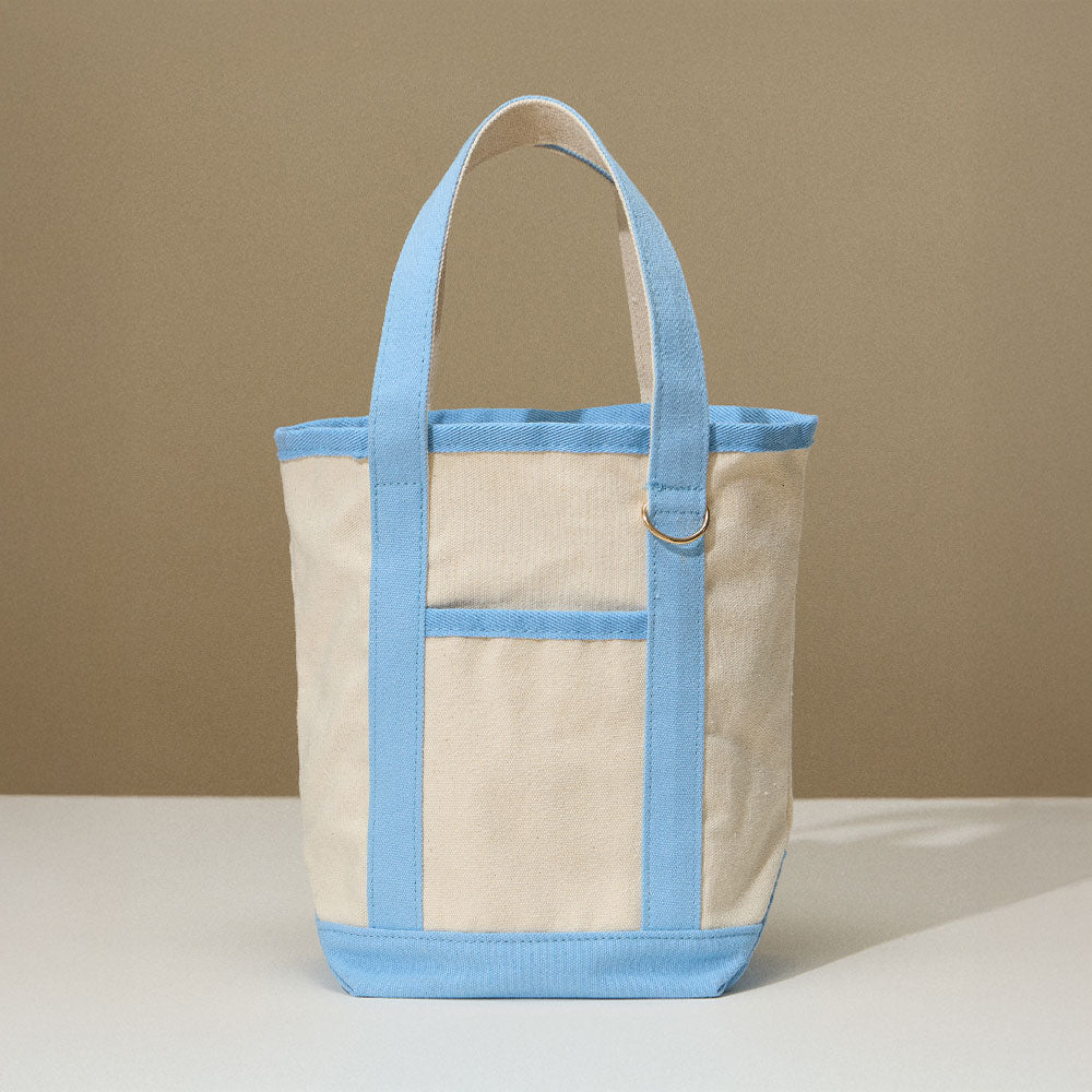 Madeline Love Light Blue Small Multi Purpose Canvas Tote Bag - Bags & Wallets