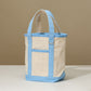 Madeline Love Light Blue Small Multi Purpose Canvas Tote Bag - Bags & Wallets - desc