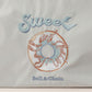 Madeline Love Beige Sweet Message Donut Embroidered Shoulder Bag - Bags & Wallets - extra