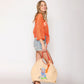 Madeline Love Beige Embroidered Cat Rope Nylon Tote Bag - Bags & Wallets - extra
