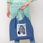 Madeline Love Navy Embroidered Zebra Rope Nylon Tote Bag - Bags & Wallets