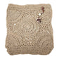 Madeline Love Neutral Crochet Pearl Bead Cluster Charm Tote Bags - Bags & Wallets - desc