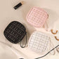 Madeline Love Pink Tweed Portable Cosmetic Pouch Bag with Wristlet - Beauty & Cosmetics - extra