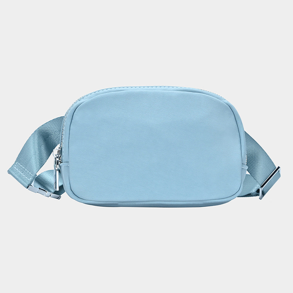 Madeline Love Light Blue Solid Nylon Crossbody Bag - Bags & Wallets