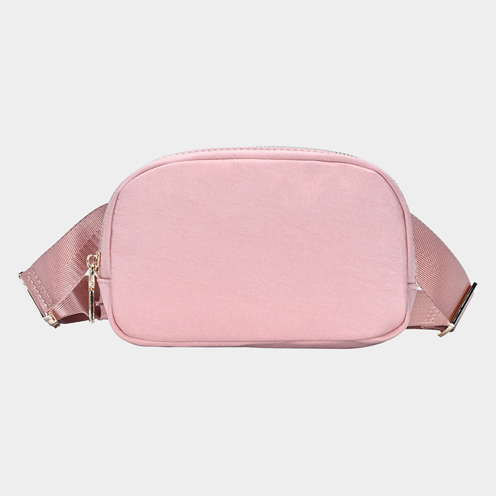 Madeline Love Pink Solid Nylon Crossbody Bag - Bags & Wallets