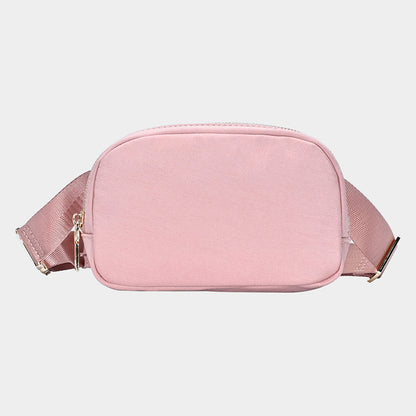 Madeline Love Pink Solid Nylon Crossbody Bag - Bags & Wallets