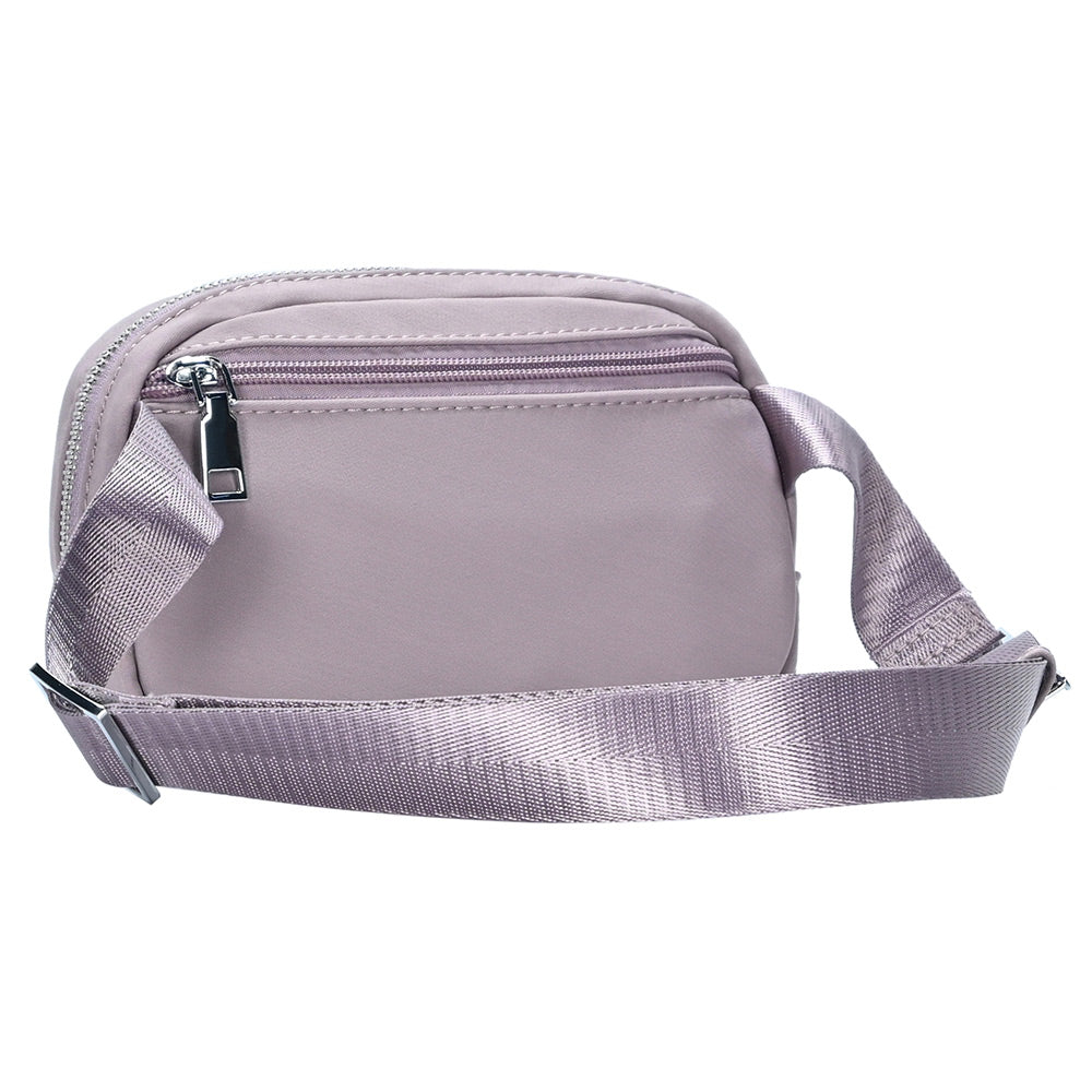 Madeline Love Purple Solid Nylon Crossbody Bag - Bags & Wallets - extra