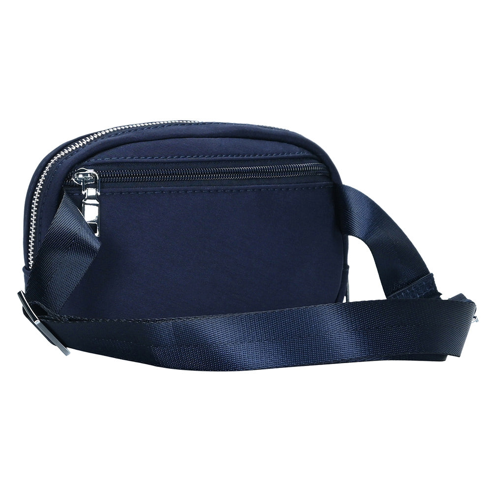 Madeline Love Navy Solid Nylon Crossbody Bag - Bags & Wallets - extra