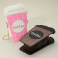 Madeline Love Pink Faux Leather Coffee Cup Crossbody Bag - Bags & Wallets - extra