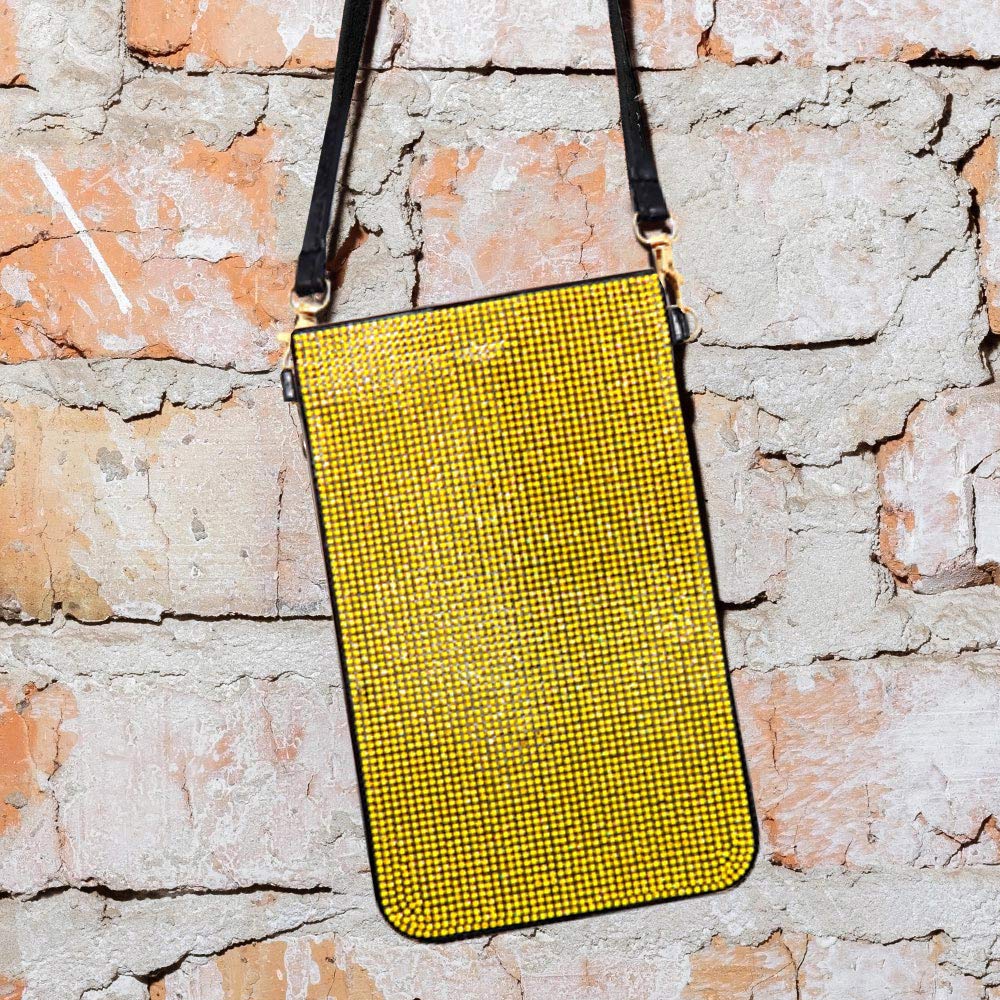 Madeline Love Yellow Bling Transparent Phone Case Crossbody Bag - Bags & Wallets