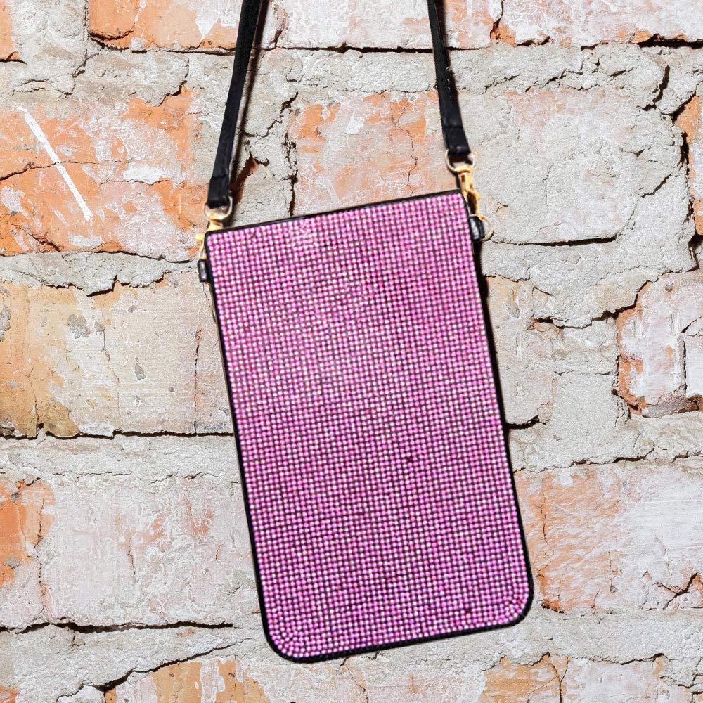 Madeline Love Pink Bling Transparent Phone Case Crossbody Bag - Bags & Wallets