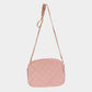Madeline Love Pink Faux Leather Quilted Crossbody Bag - Bags & Wallets - extra