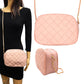 Madeline Love Pink Faux Leather Quilted Crossbody Bag - Bags & Wallets - extra