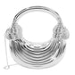 Madeline Love Silver Hard Shell Metallic Sculpted Loop Top Handle Handbag - Bags & Wallets - desc