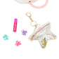 Madeline Love White HOT FOCUS -Unicorn Pointed Sequin Embellished Tiny Mini Backpack with Star Keychain Pouch - Bags & Wallets - extra