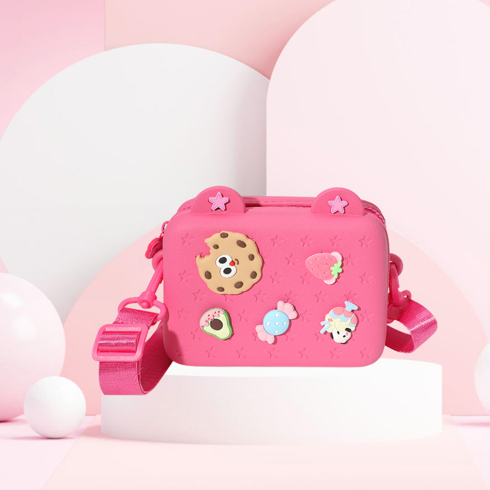 Madeline Love Fuchsia HOT FOCUS - Kids Fun Charm Crossbody Bag - Bags & Wallets