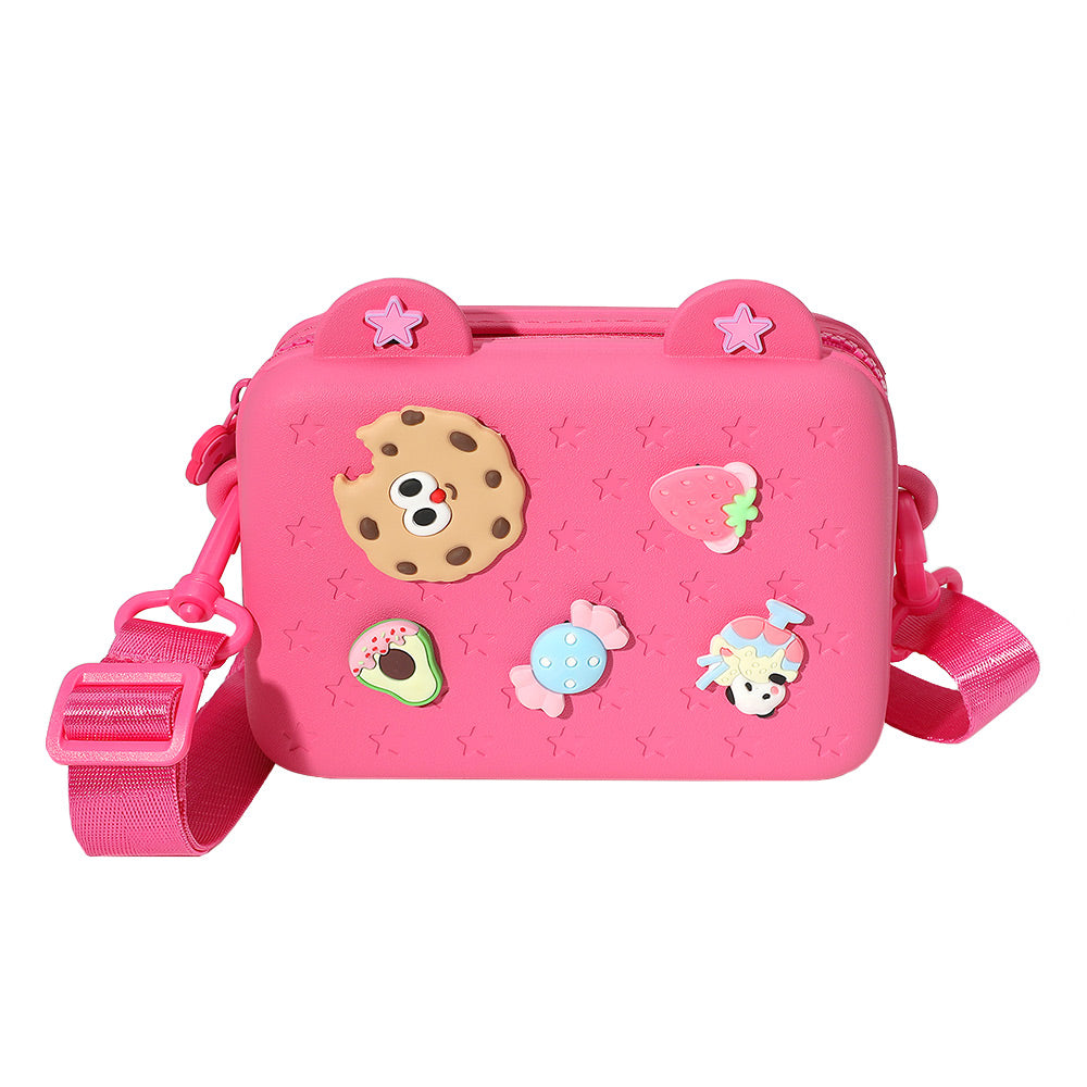 Madeline Love Fuchsia HOT FOCUS - Kids Fun Charm Crossbody Bag - Bags & Wallets - extra