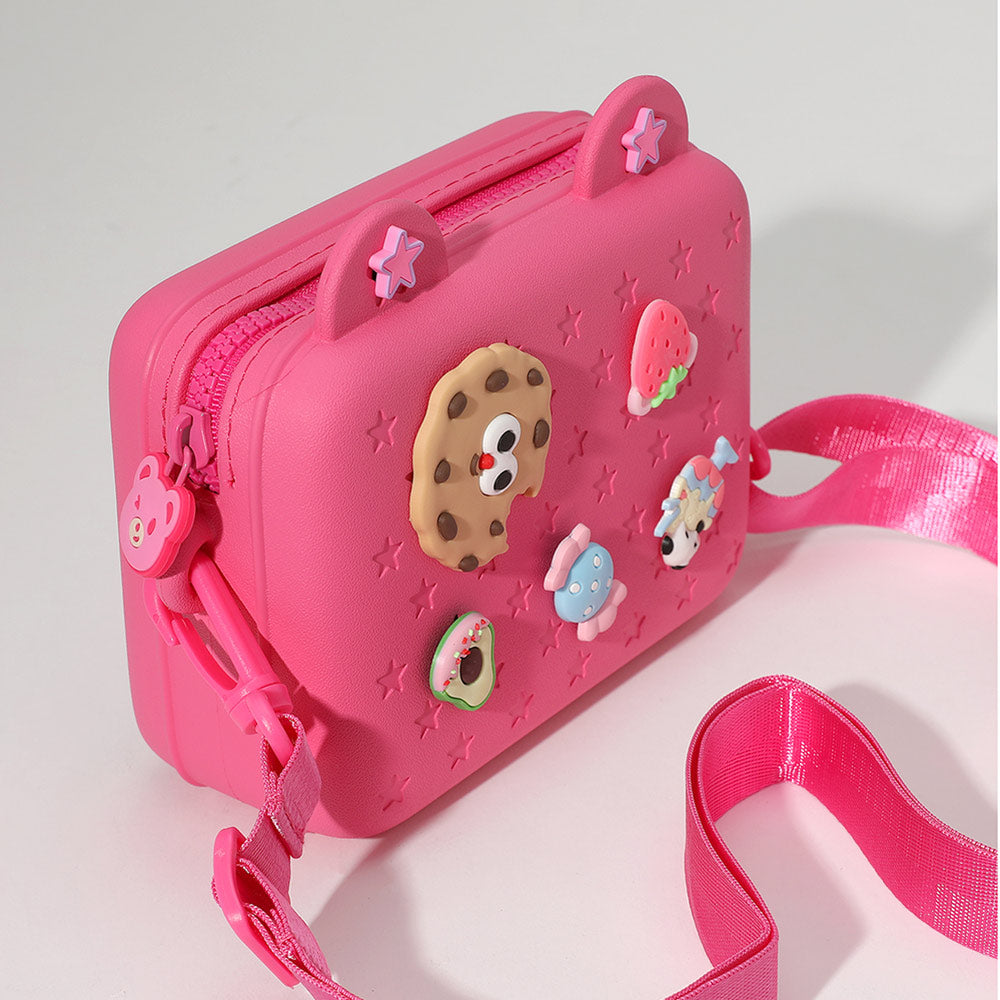 Madeline Love Fuchsia HOT FOCUS - Kids Fun Charm Crossbody Bag - Bags & Wallets - extra