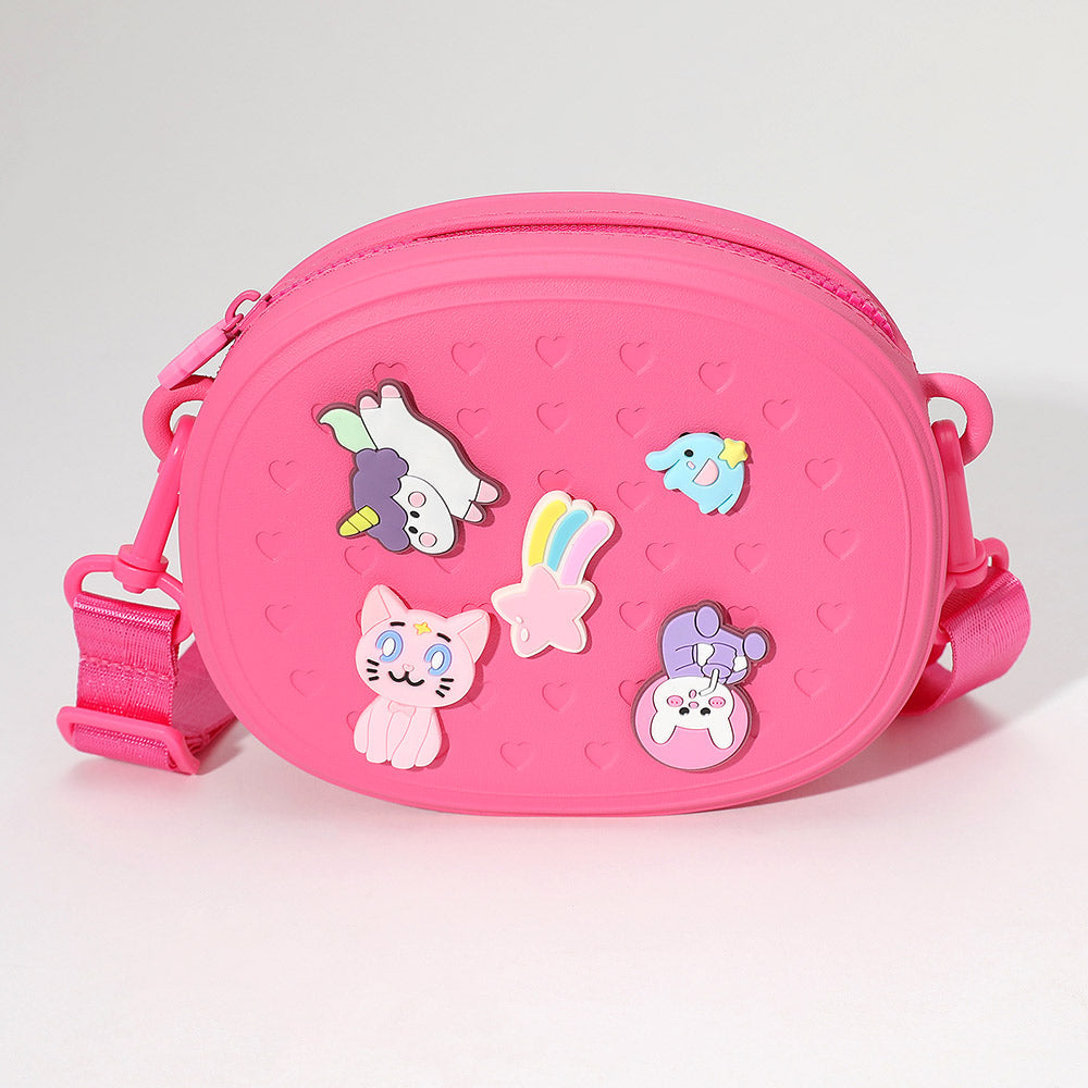 Madeline Love Fuchsia HOT FOCUS - Kids Charm Fashion Crossbody Bag - Bags & Wallets - desc