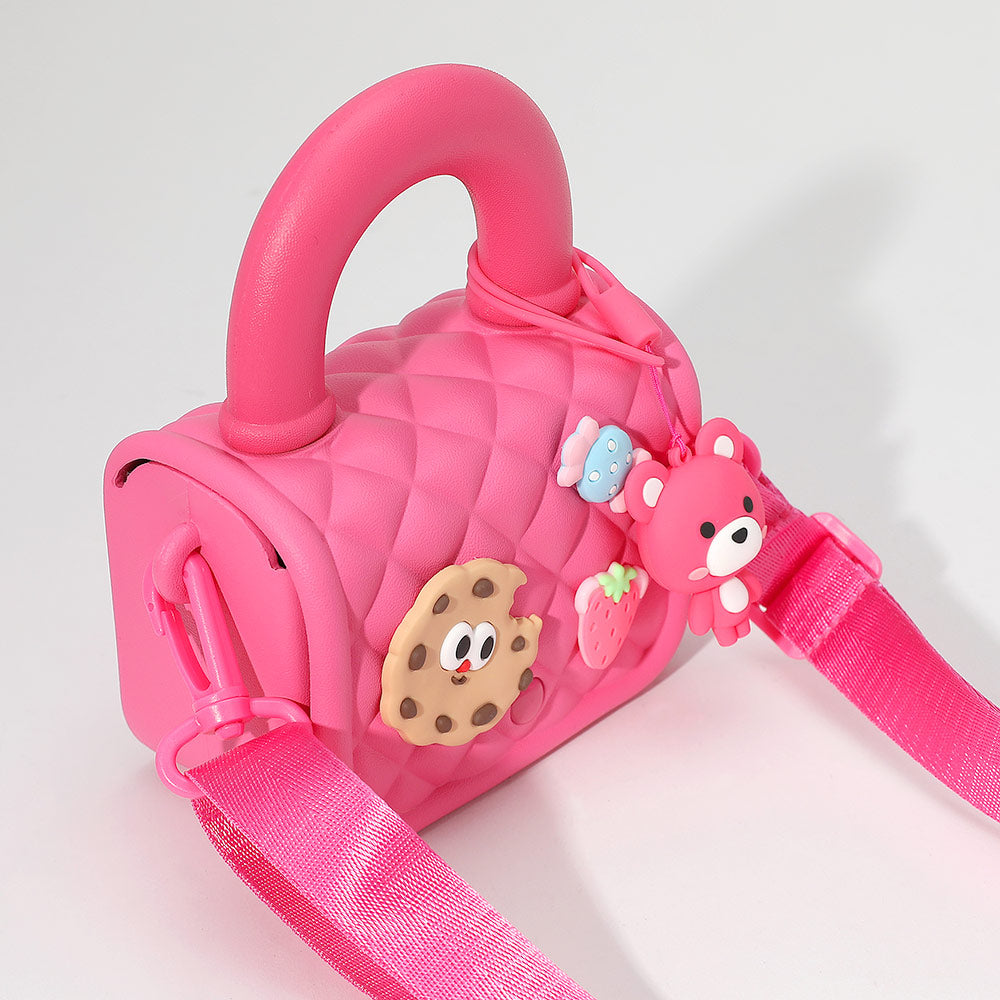 Madeline Love Fuchsia HOT FOCUS - Kids Tiny Mini Charm Crossbody Handbag - Bags & Wallets - extra