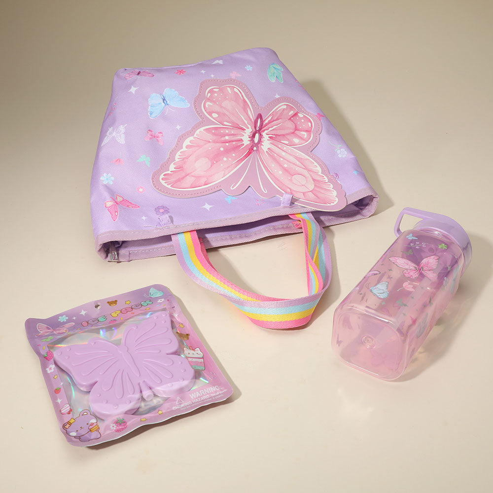 Madeline Love Purple 3PCS - HOT FOCUS Kids Strawberry Lunch Essentials - extra