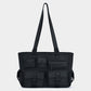 Madeline Love Black Multi Pocket Utility Shoulder Tote Bag - Bags & Wallets