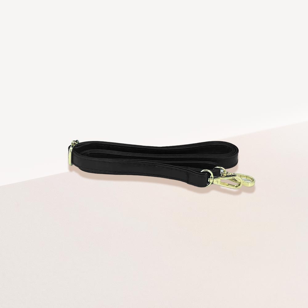 Madeline Love Black Chunky Metal Trim Accented Faux Leather Top Handle Crossbody Bag - Bags & Wallets - desc
