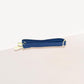 Madeline Love Blue Chunky Metal Trim Accented Faux Leather Top Handle Crossbody Bag - Bags & Wallets - desc