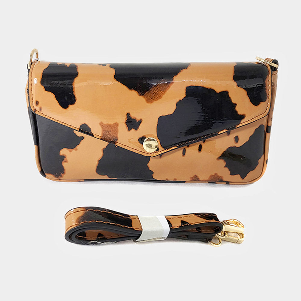 Madeline Love Brown Animal Patterned Shoulder Bag - Bags & Wallets