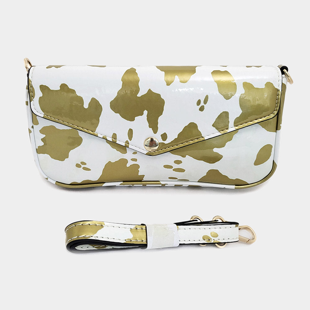 Madeline Love Gold Animal Patterned Shoulder Bag - Bags & Wallets