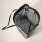 Madeline Love Black, White Faux Leather Zebra Patterned Tote Bag / Shoulder Bag - Bags & Wallets - extra