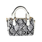 Madeline Love White Snake Skin Patterned Tote / Crossbody Bag - Bags & Wallets - desc
