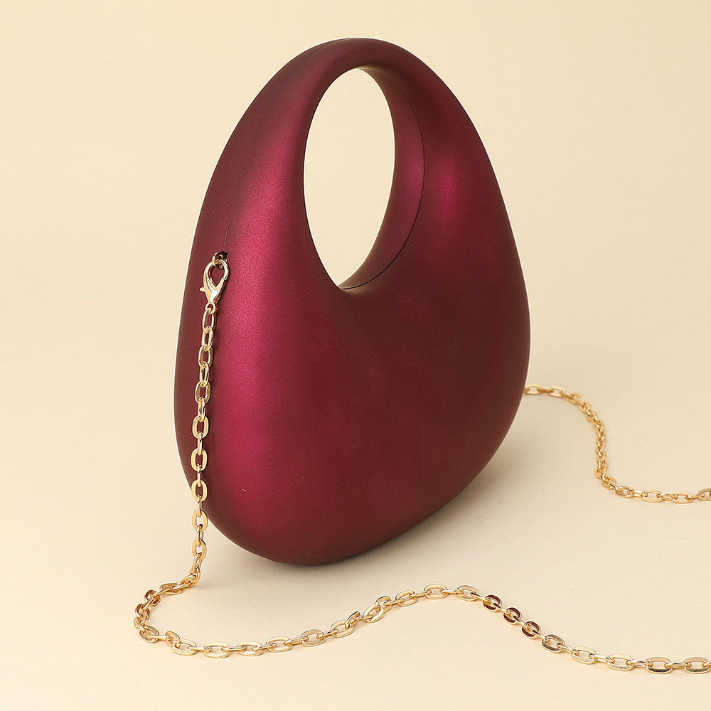 Madeline Love Green Matte Acrylic Crescent Handbag - Bags & Wallets - extra