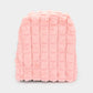 Madeline Love Pink Quilted Solid Faux Fur Backpack Bag - Bags & Wallets