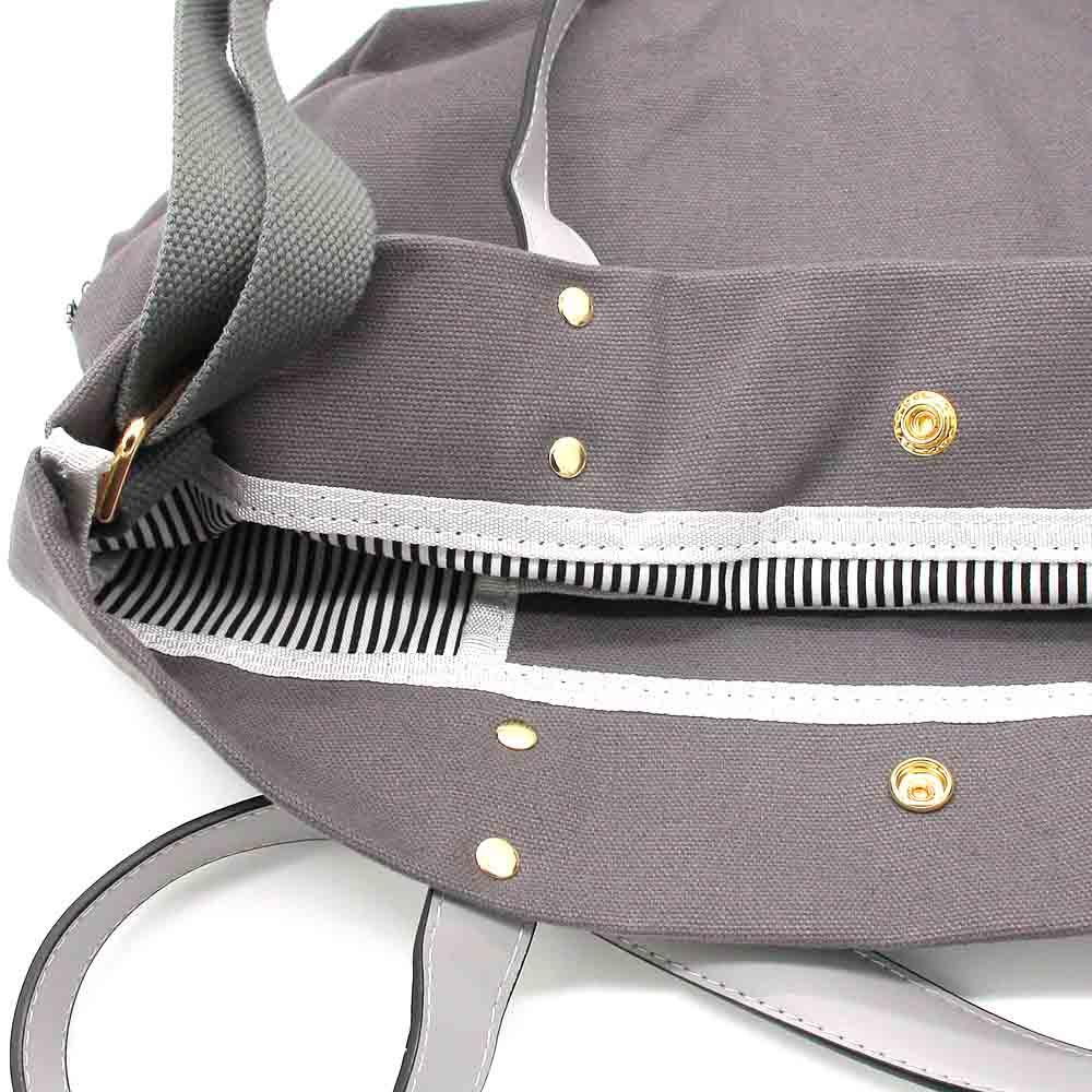 Madeline Love Yellow Solid Cotton Tote / Crossbody Bag - Bags & Wallets - extra