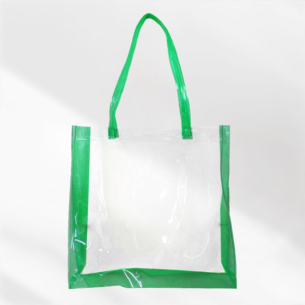 Madeline Love Clear, Green Transparent Tote Bag / Shoulder Bag - Bags & Wallets