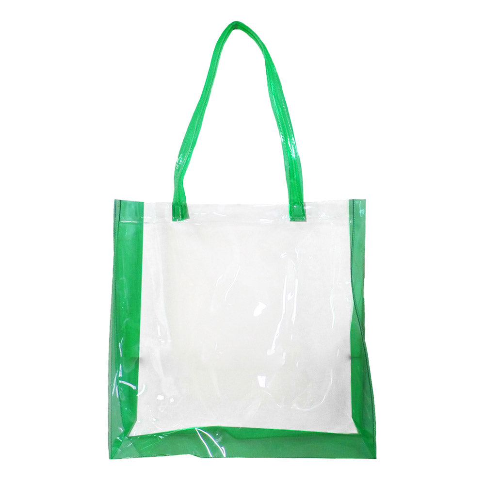 Madeline Love Clear, Green Transparent Tote Bag / Shoulder Bag - Bags & Wallets - desc